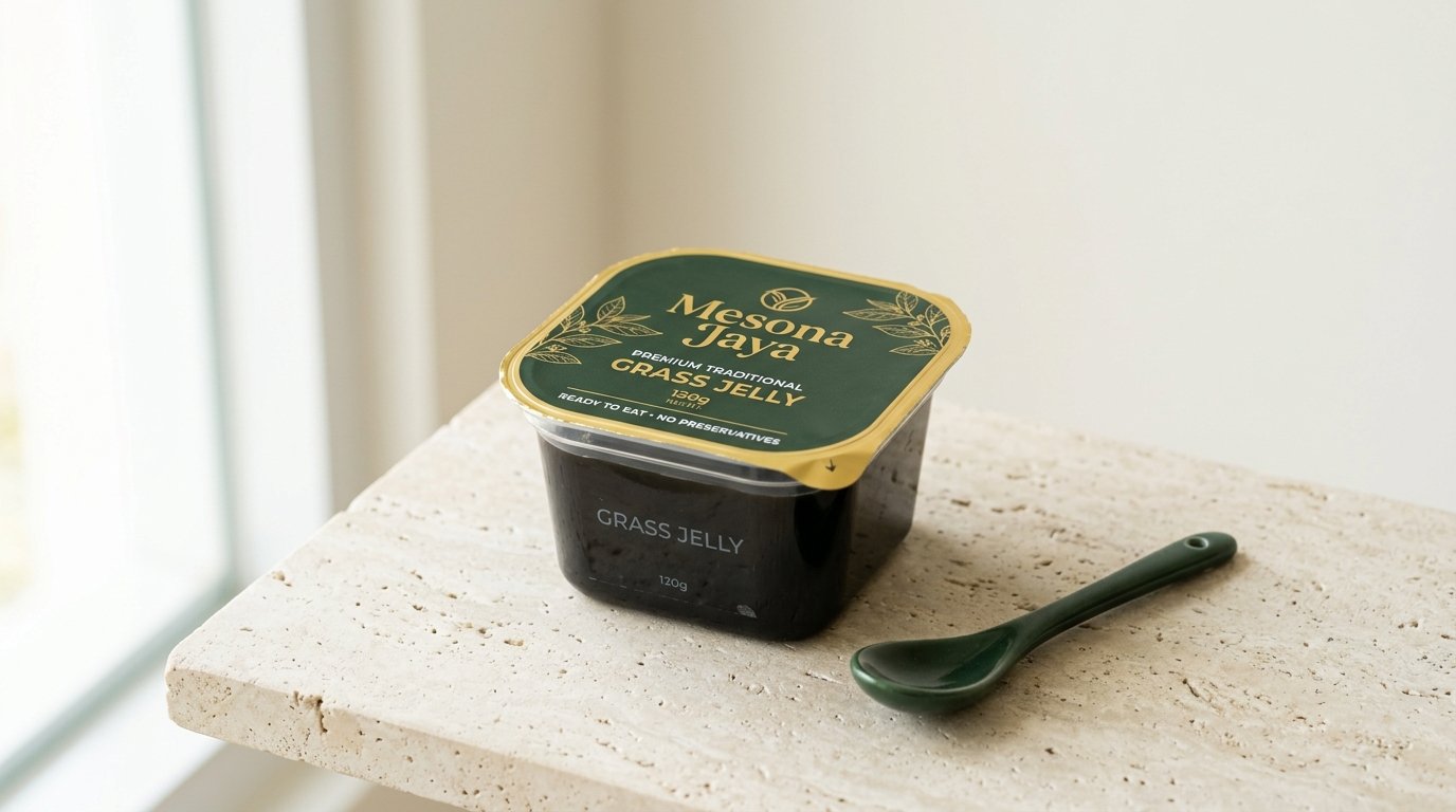 Mesona Jaya Ready-to-Eat Grass Jelly Dessert Cups 120g