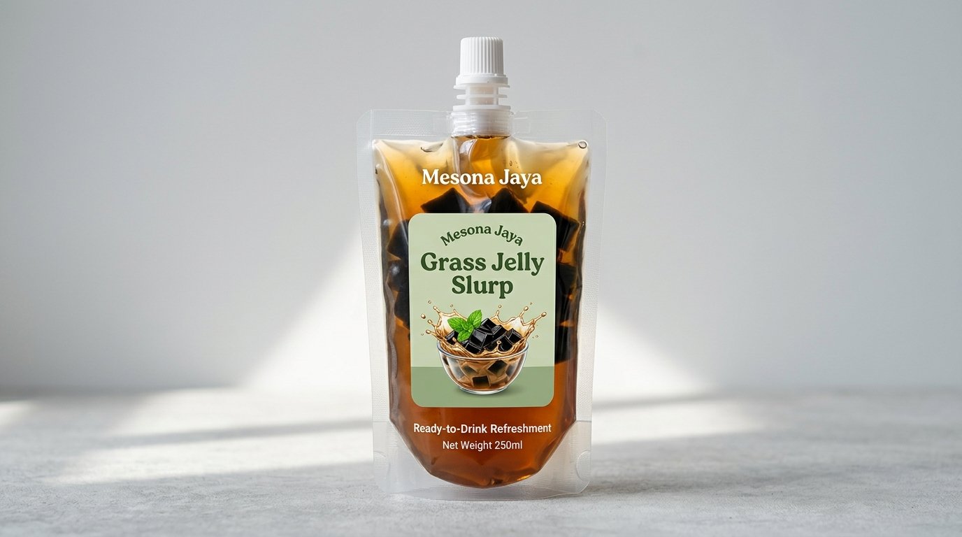Mesona Jaya Grass Jelly Slurp Pouch